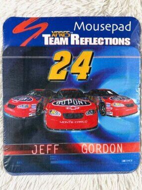 Vintage NASCAR Jeff Gordon 24 Dupont Mousepad